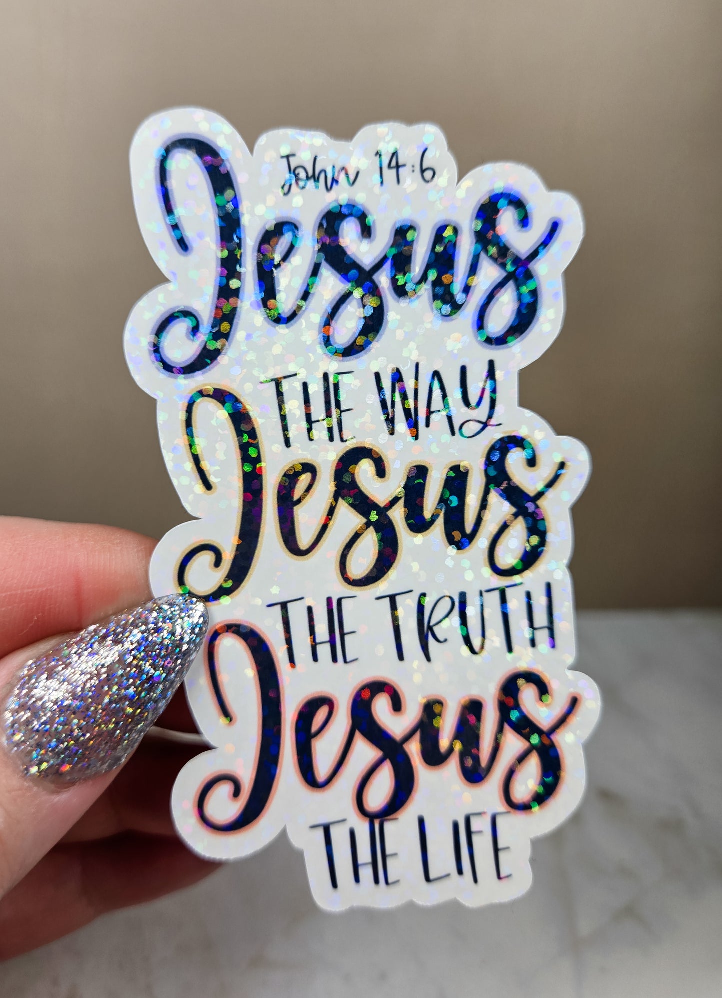 Jesus The Way Sticker