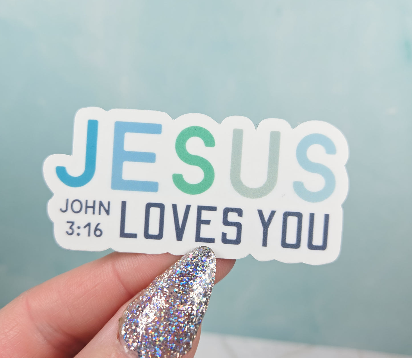 Jesus Loves You Sticker