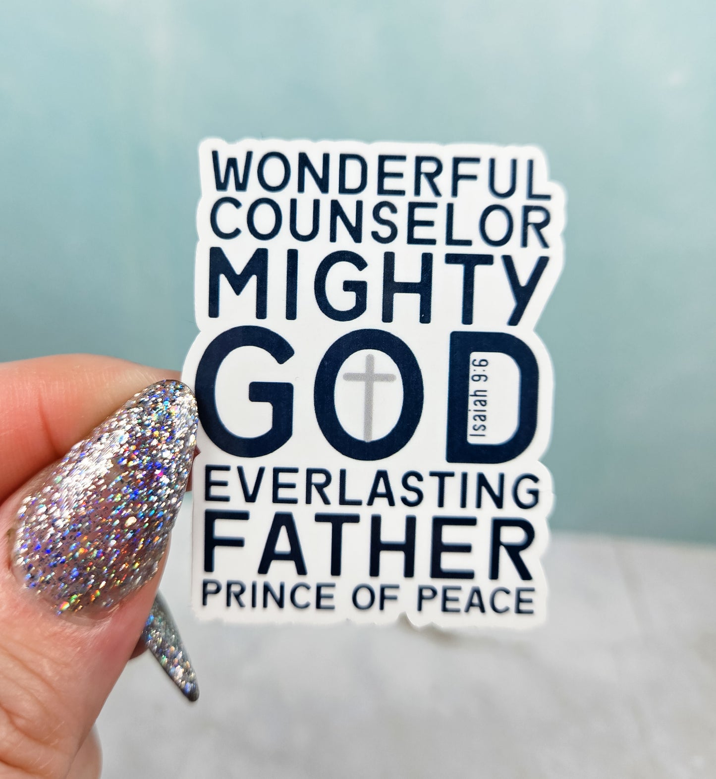 Mighty God Sticker