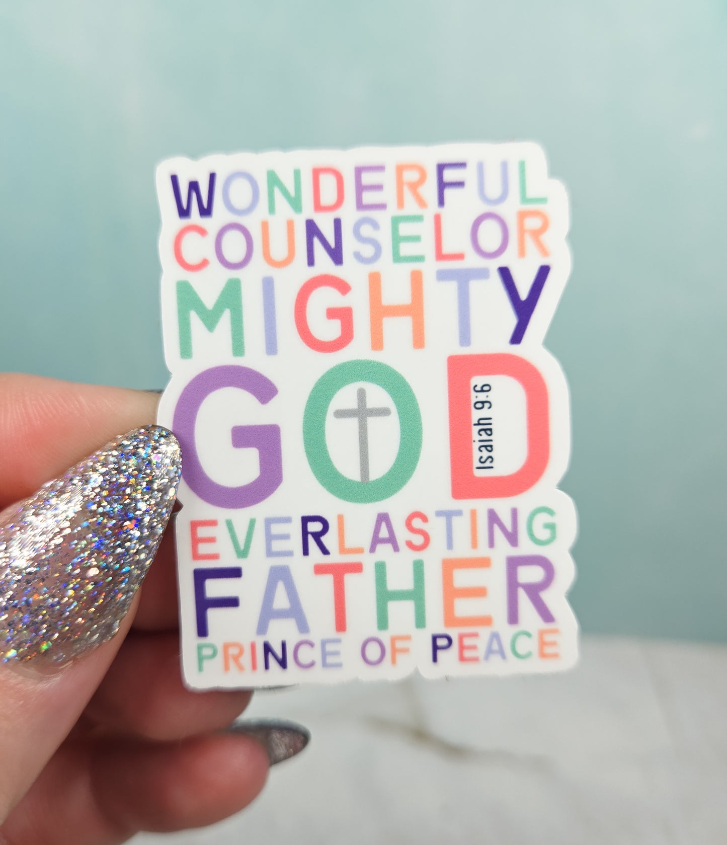 Mighty God Sticker