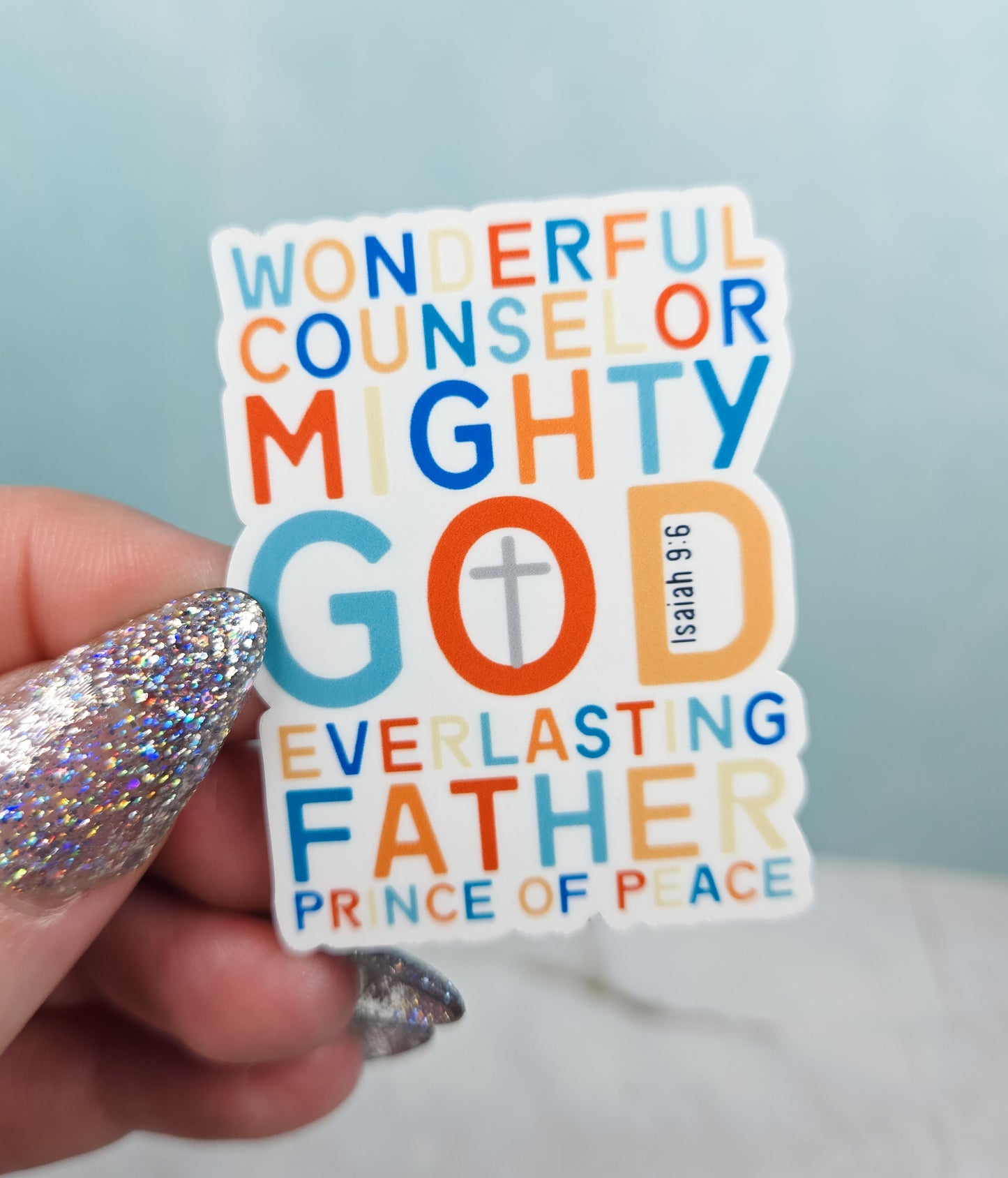 Mighty God Sticker