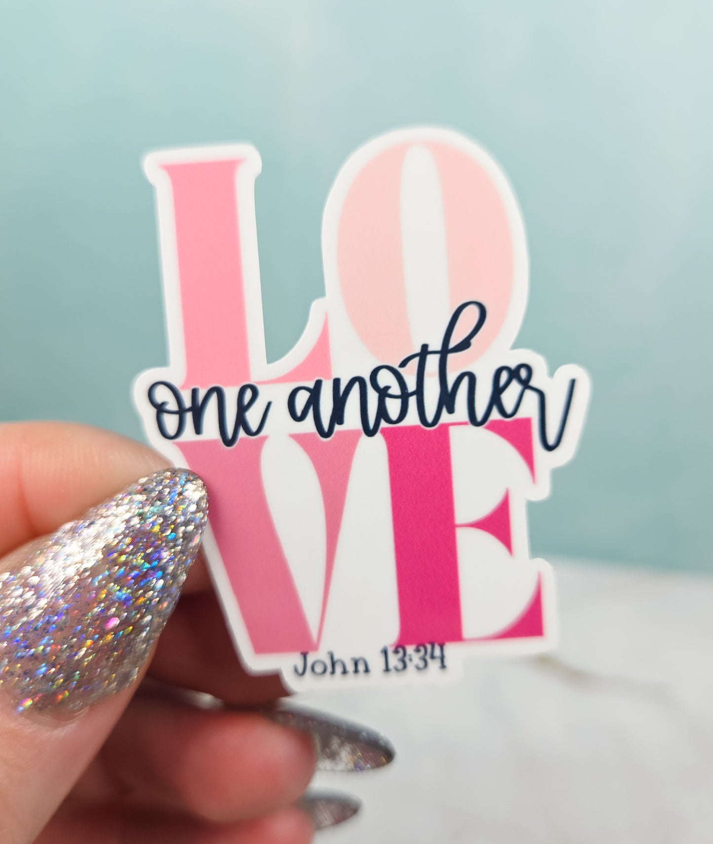Love One Another Sticker