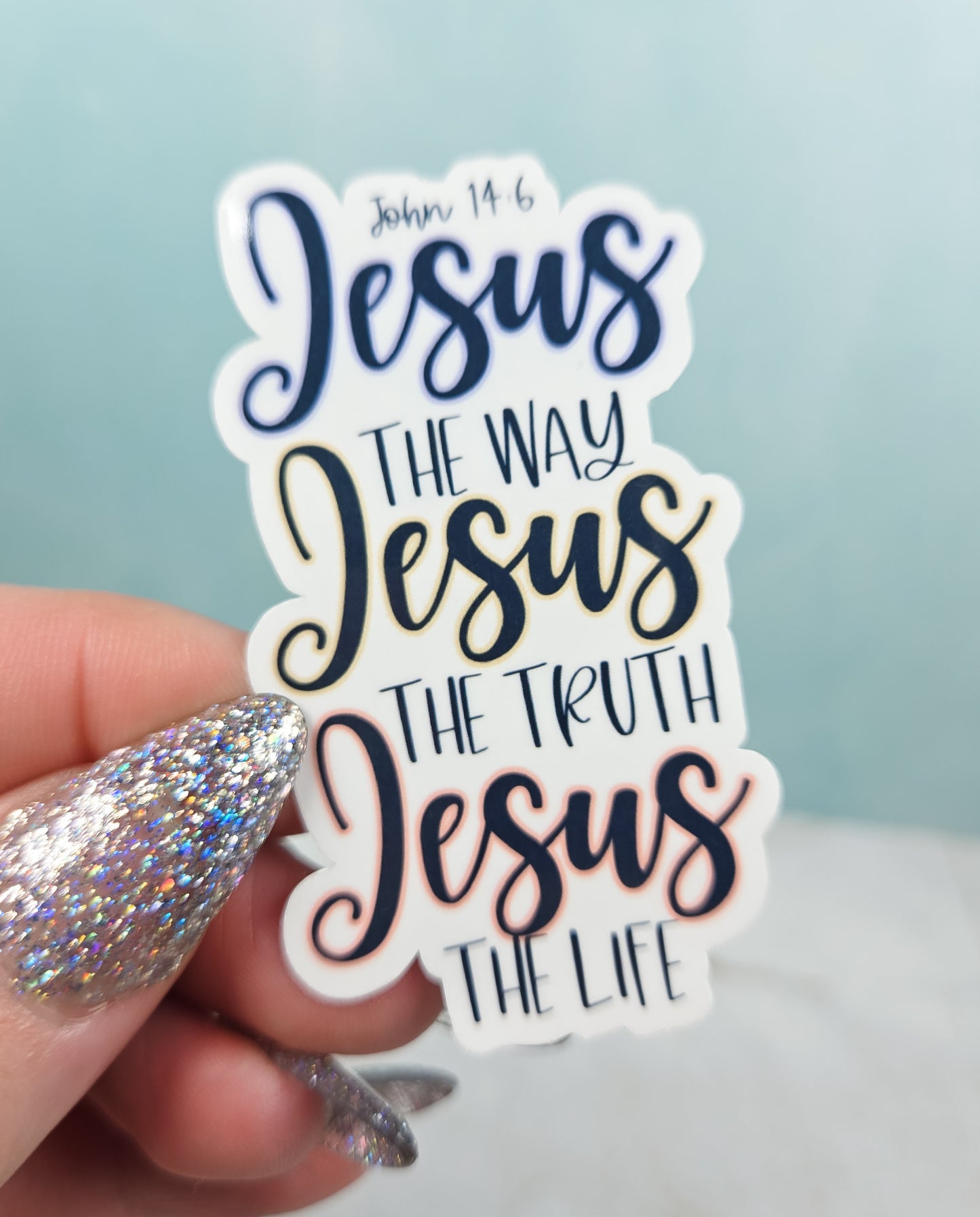 Jesus The Way Sticker