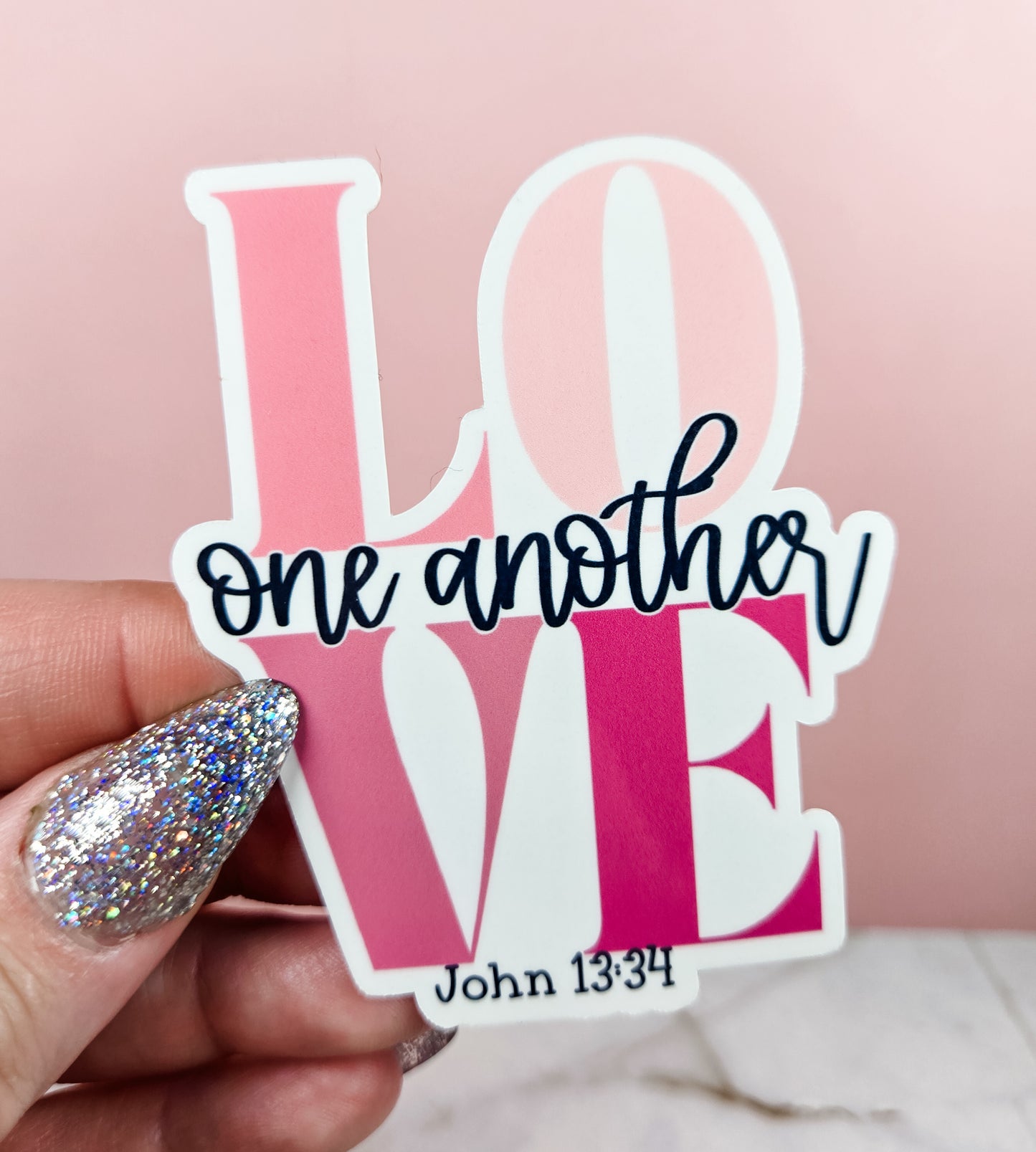 Love One Another Sticker