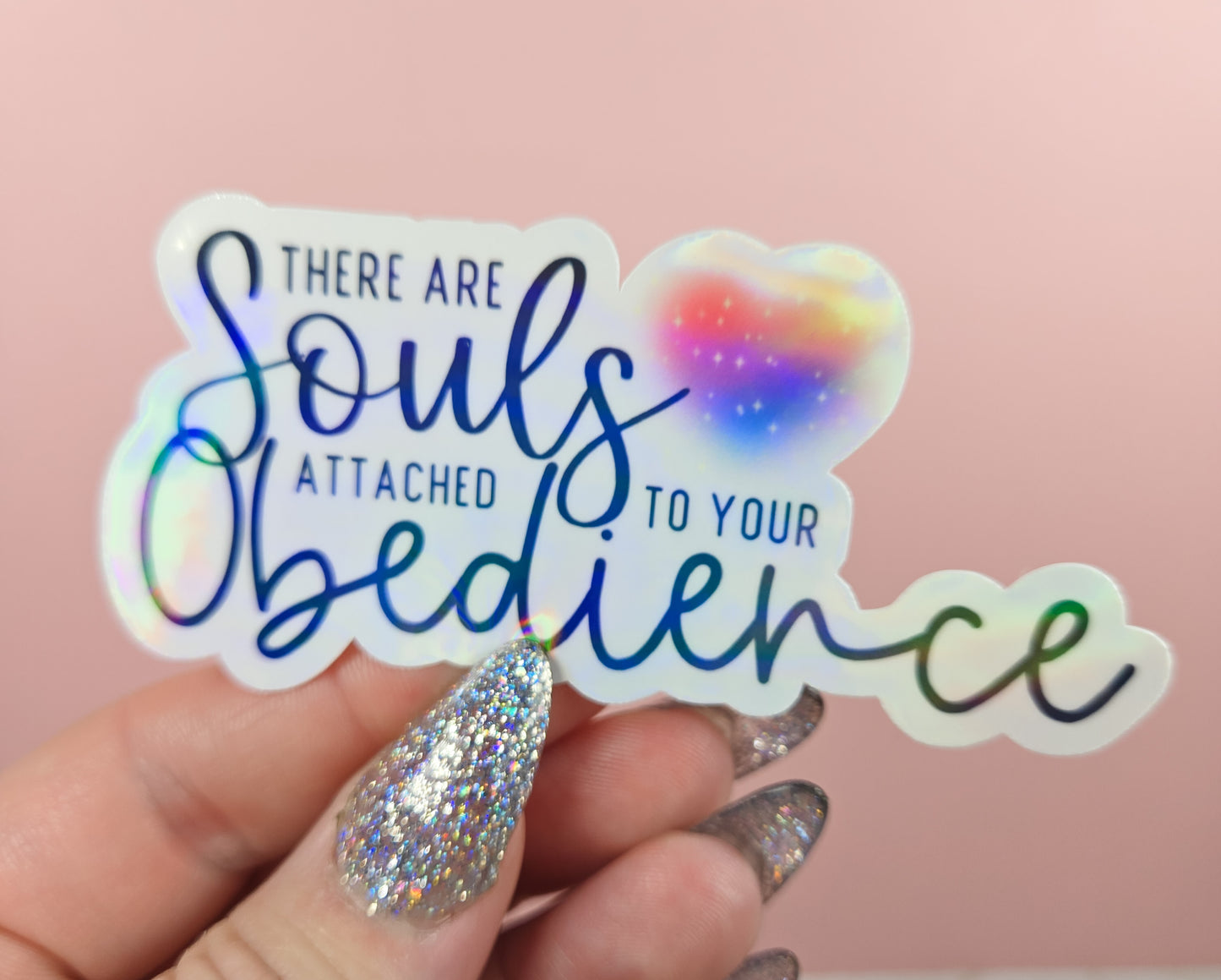 Souls Attached to Obedience Sticker