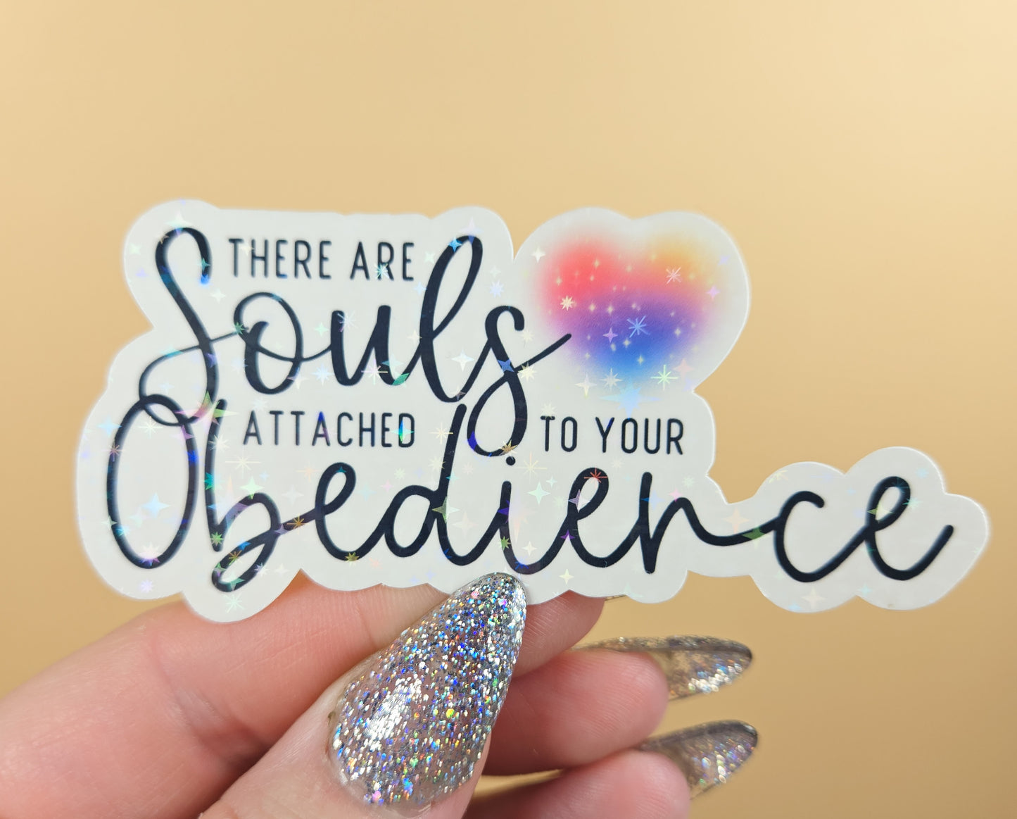 Souls Attached to Obedience Sticker