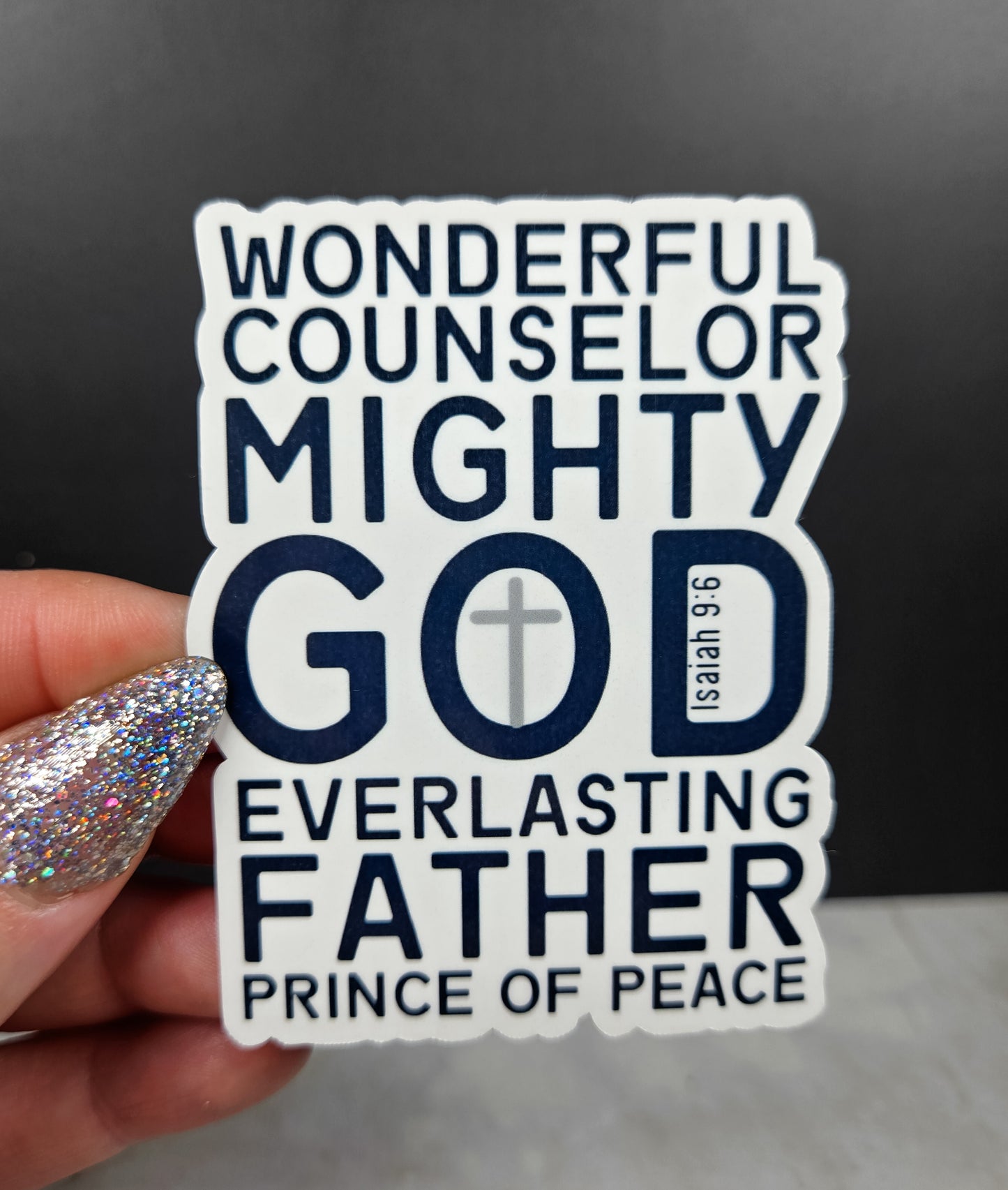 Mighty God Sticker