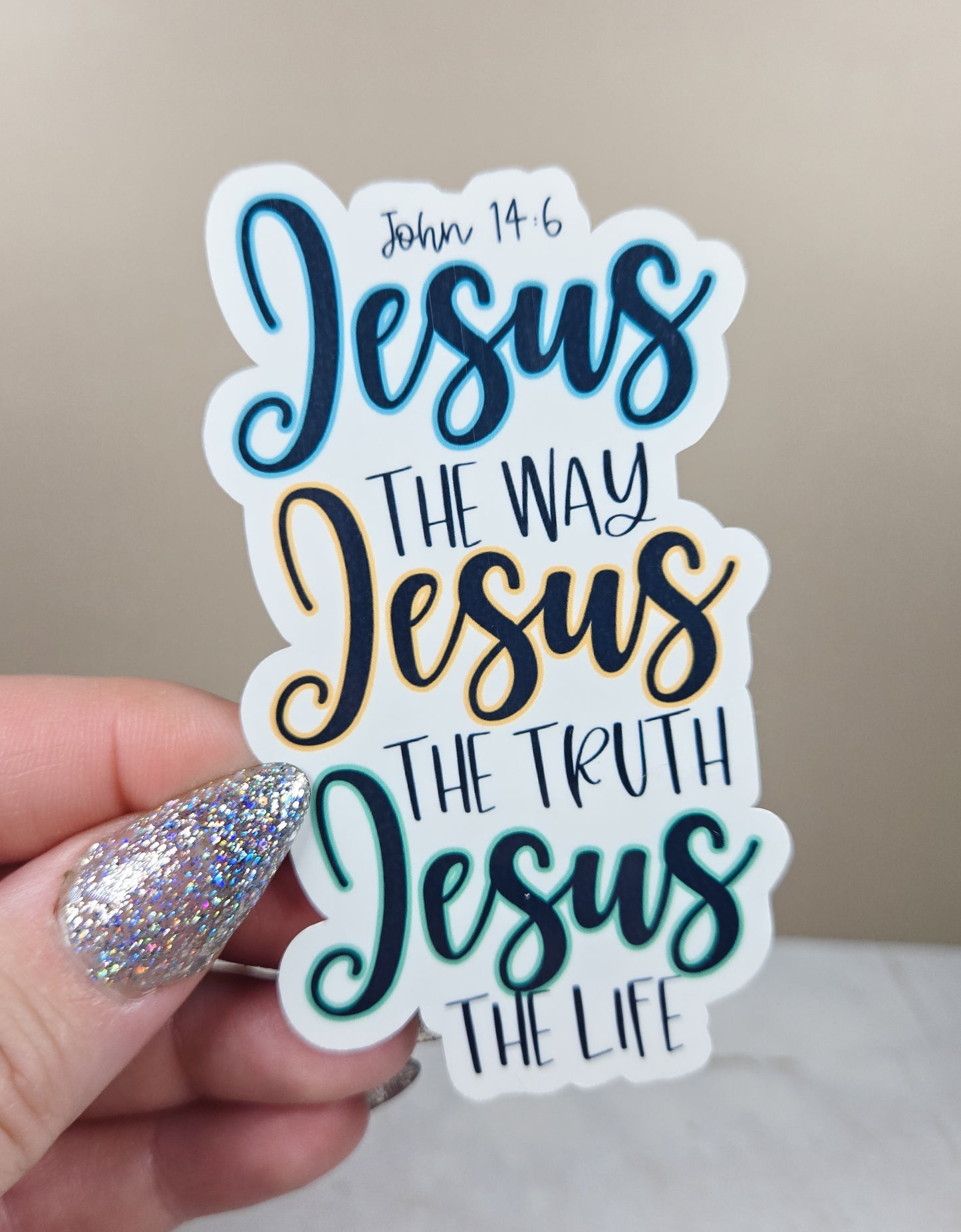 Jesus The Way Sticker