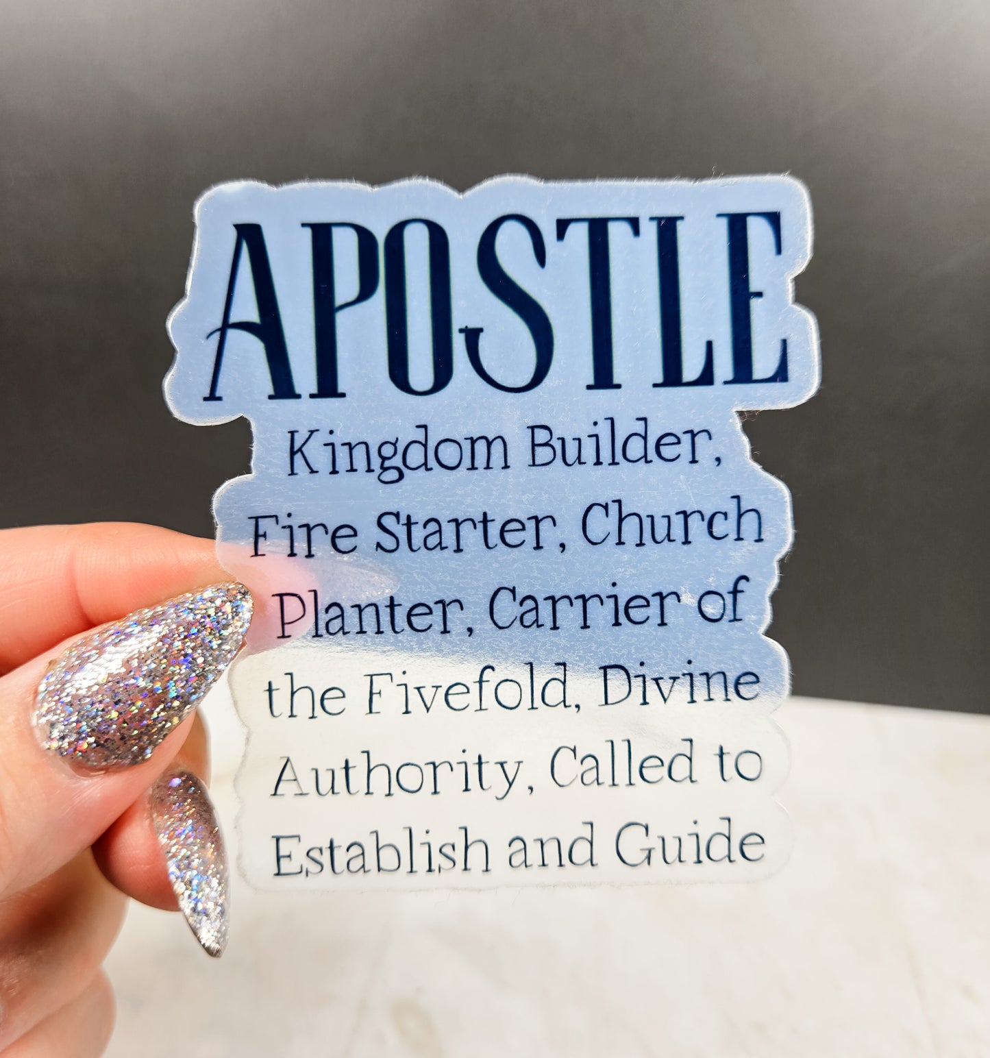Apostle Transparent Sticker