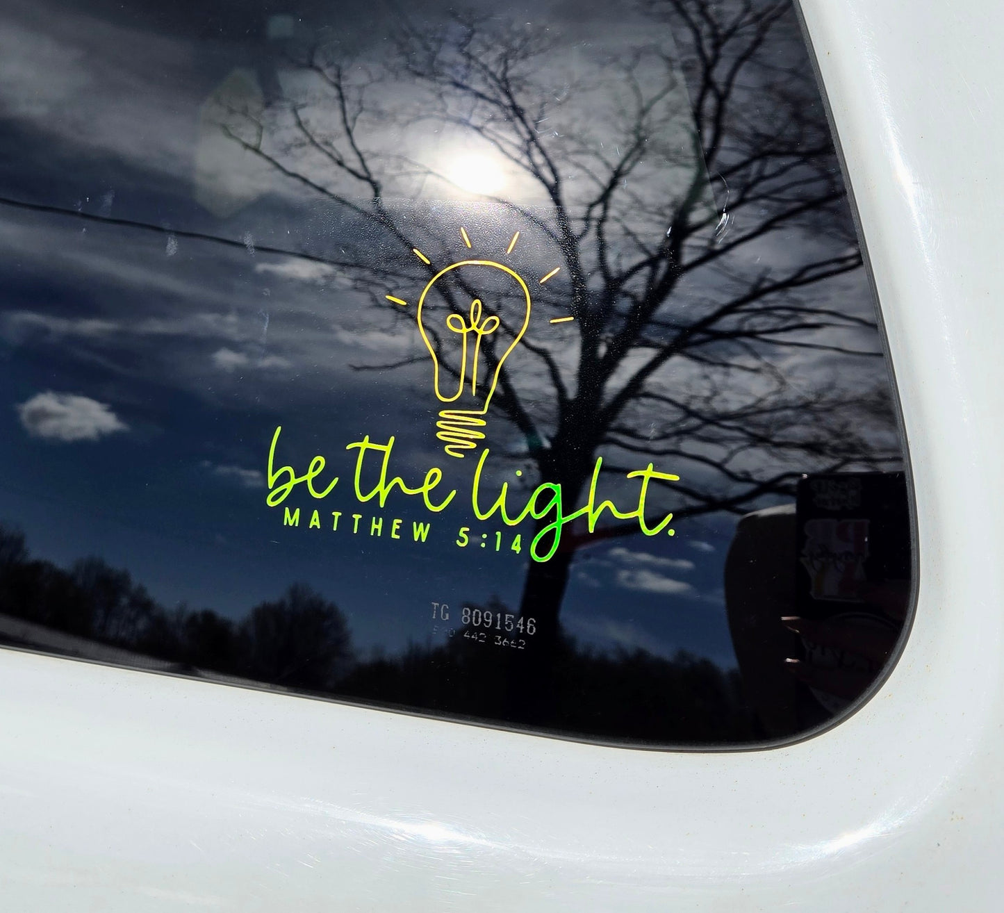 Be the Light Car Sticker