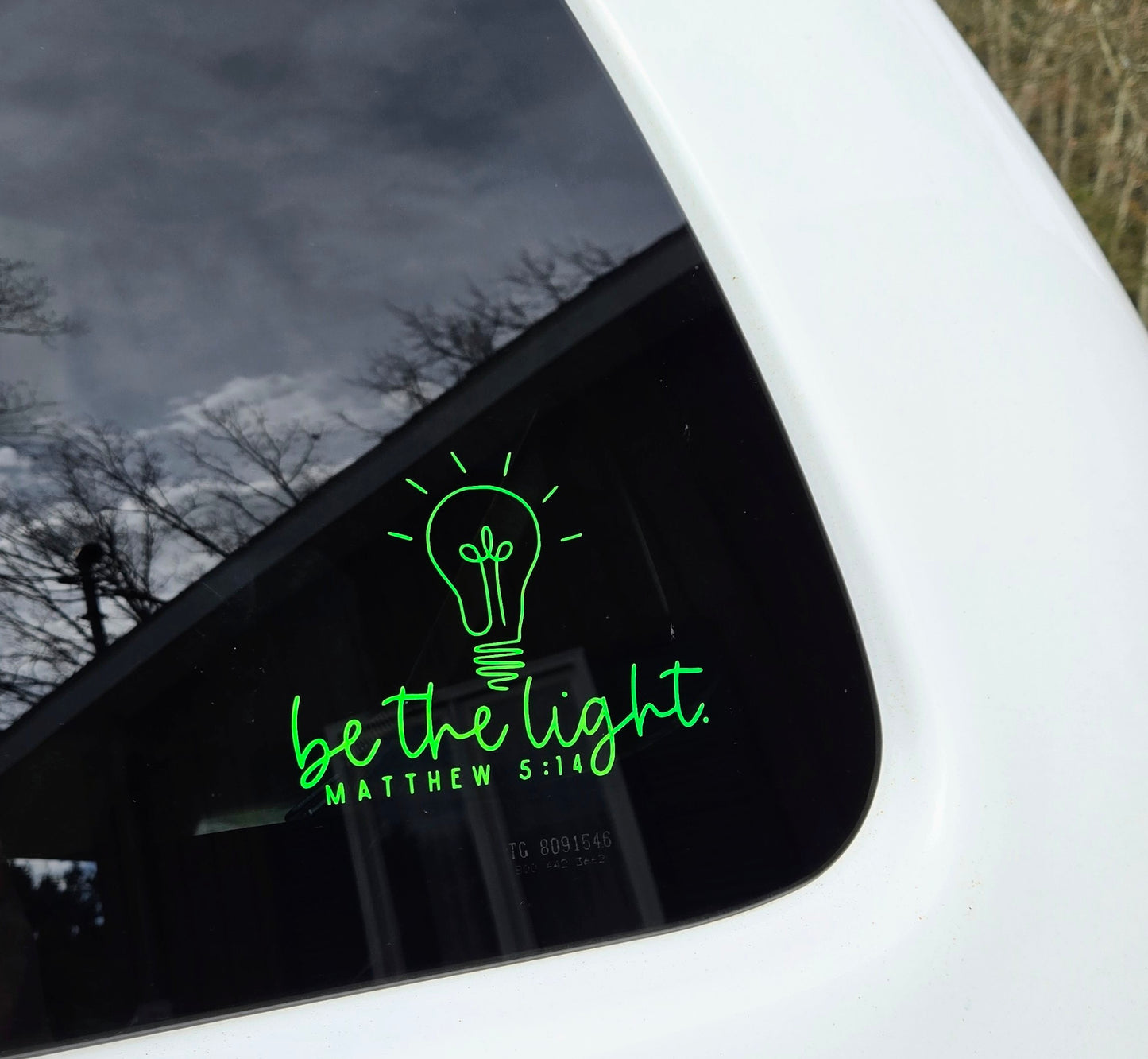 Be the Light Car Sticker
