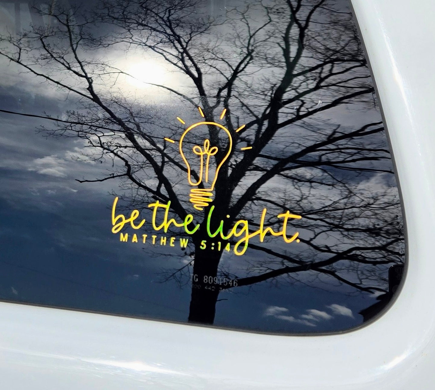 Be the Light Car Sticker