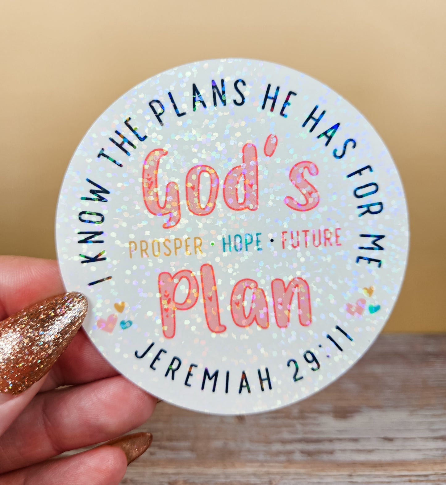 God's Plan Sticker