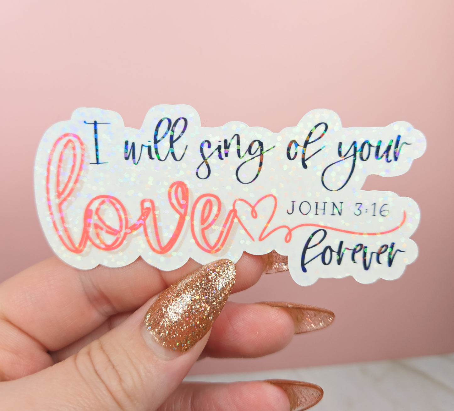 Sing of Your Love Sticker