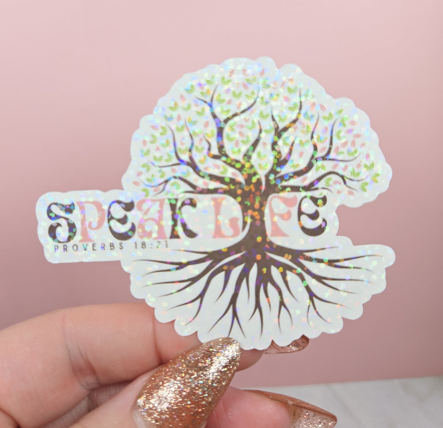 Speak Life Tree Sticker