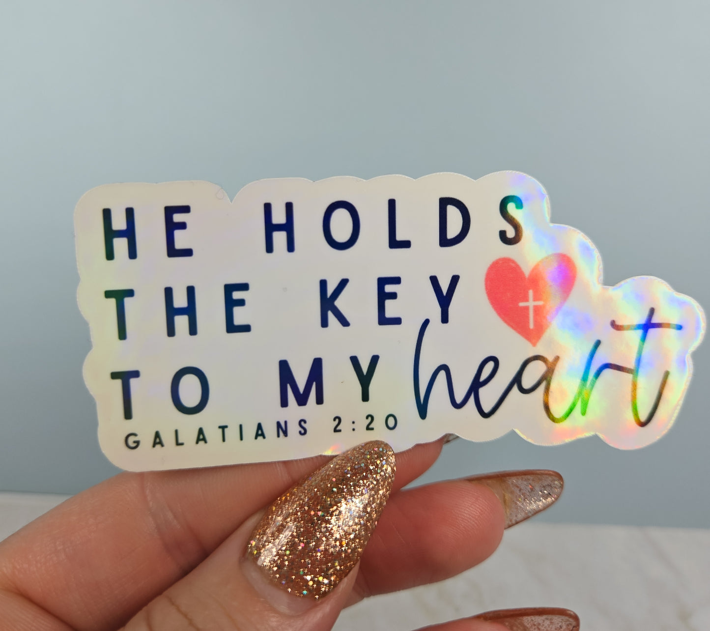 Key to My Heart Sticker