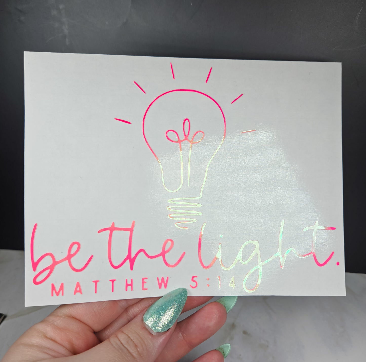 Be the Light Car Decal