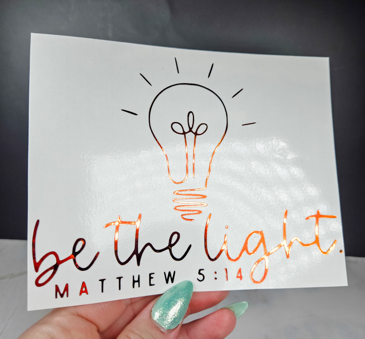 Be the Light Car Decal