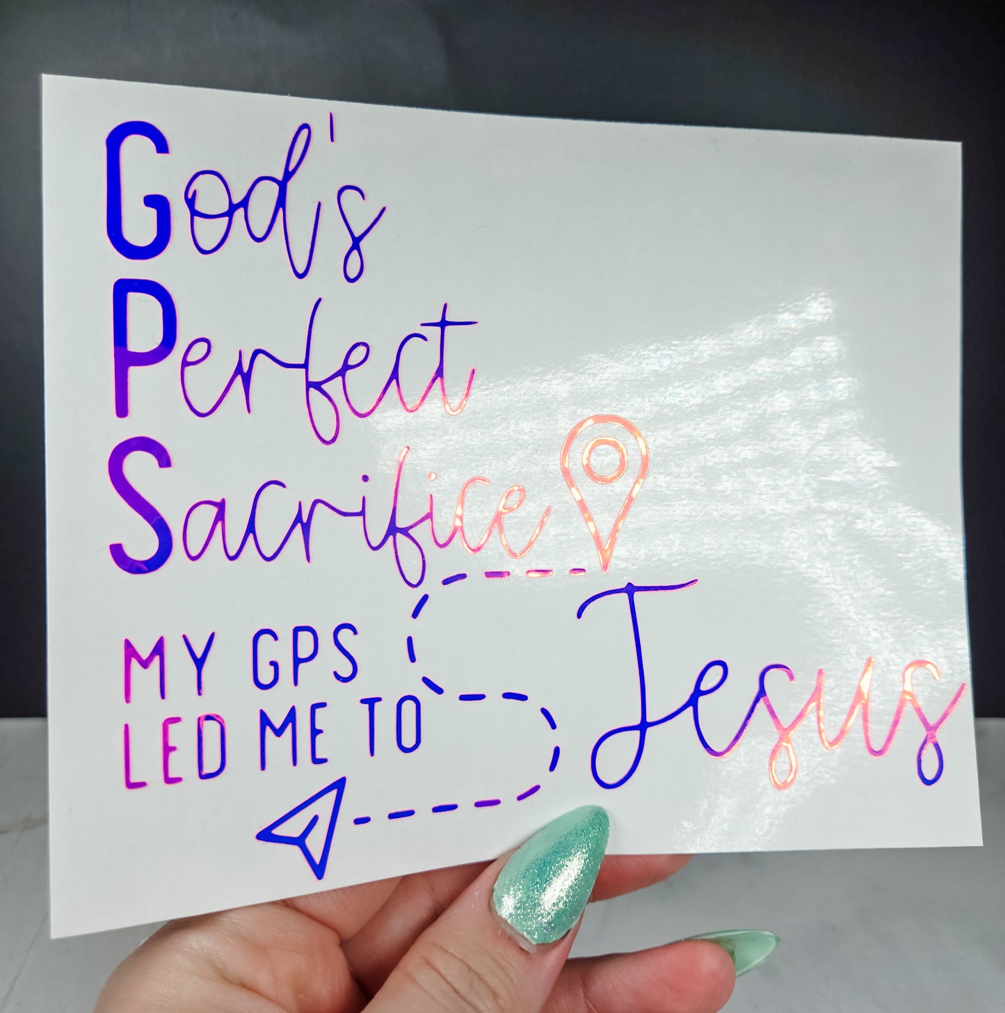 My GPS Car Decal