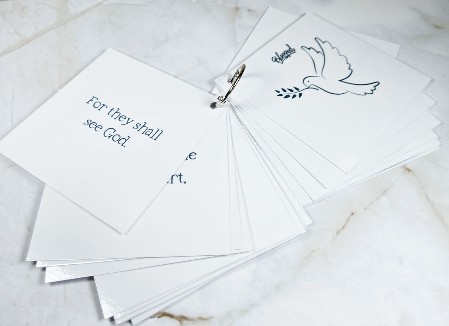 The Beatitudes Scripture Memorization Cards