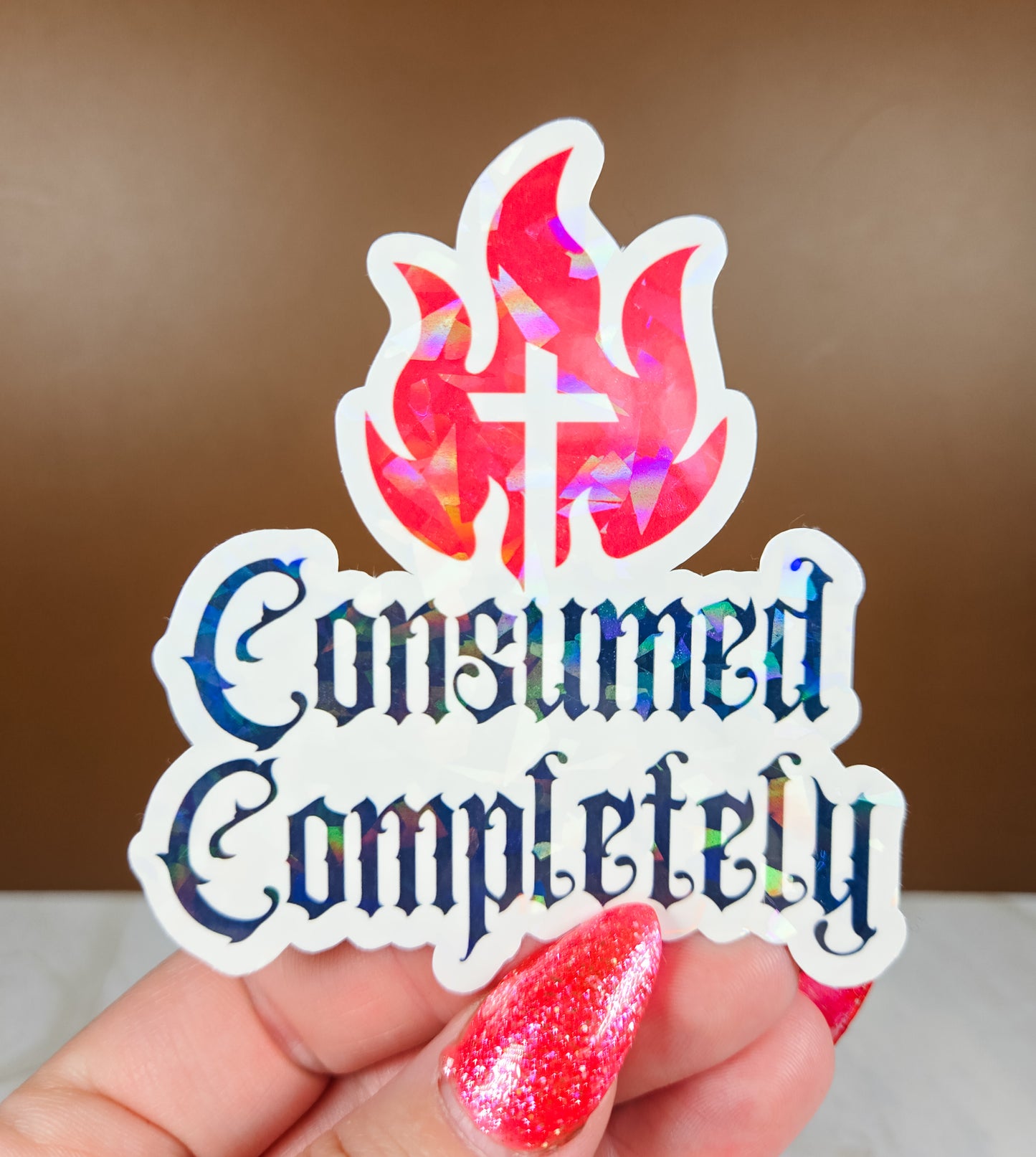 Consumed Completely Sticker