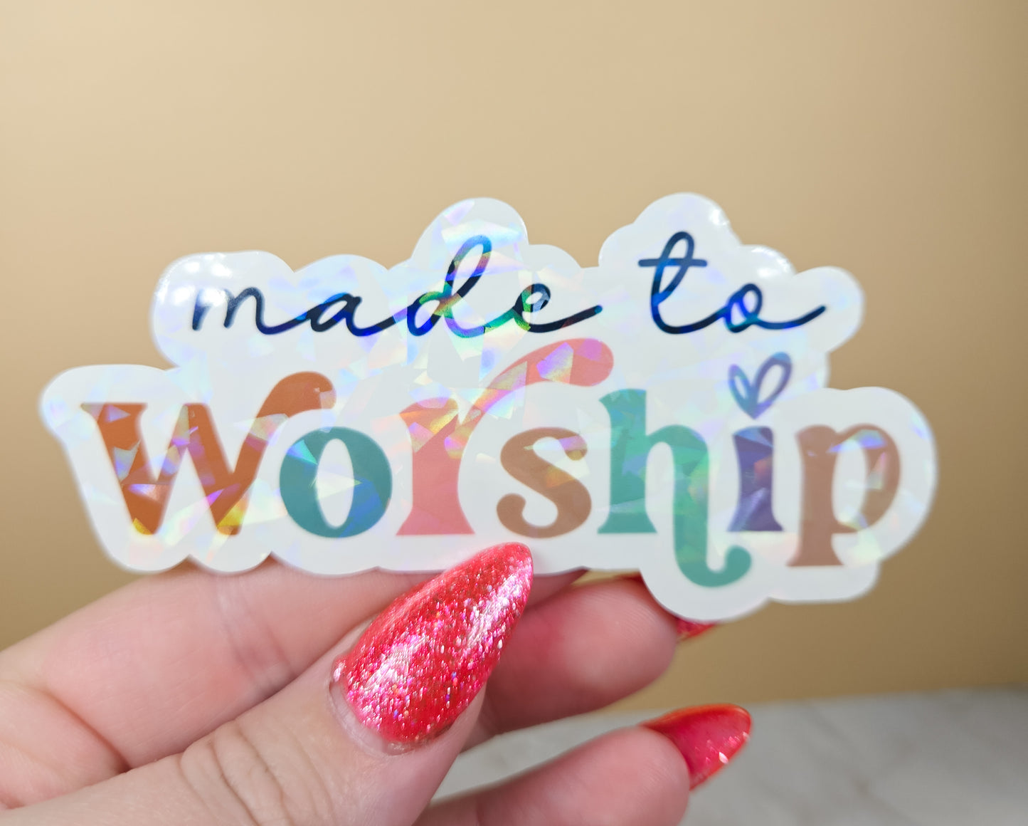 Made to Worship Sticker