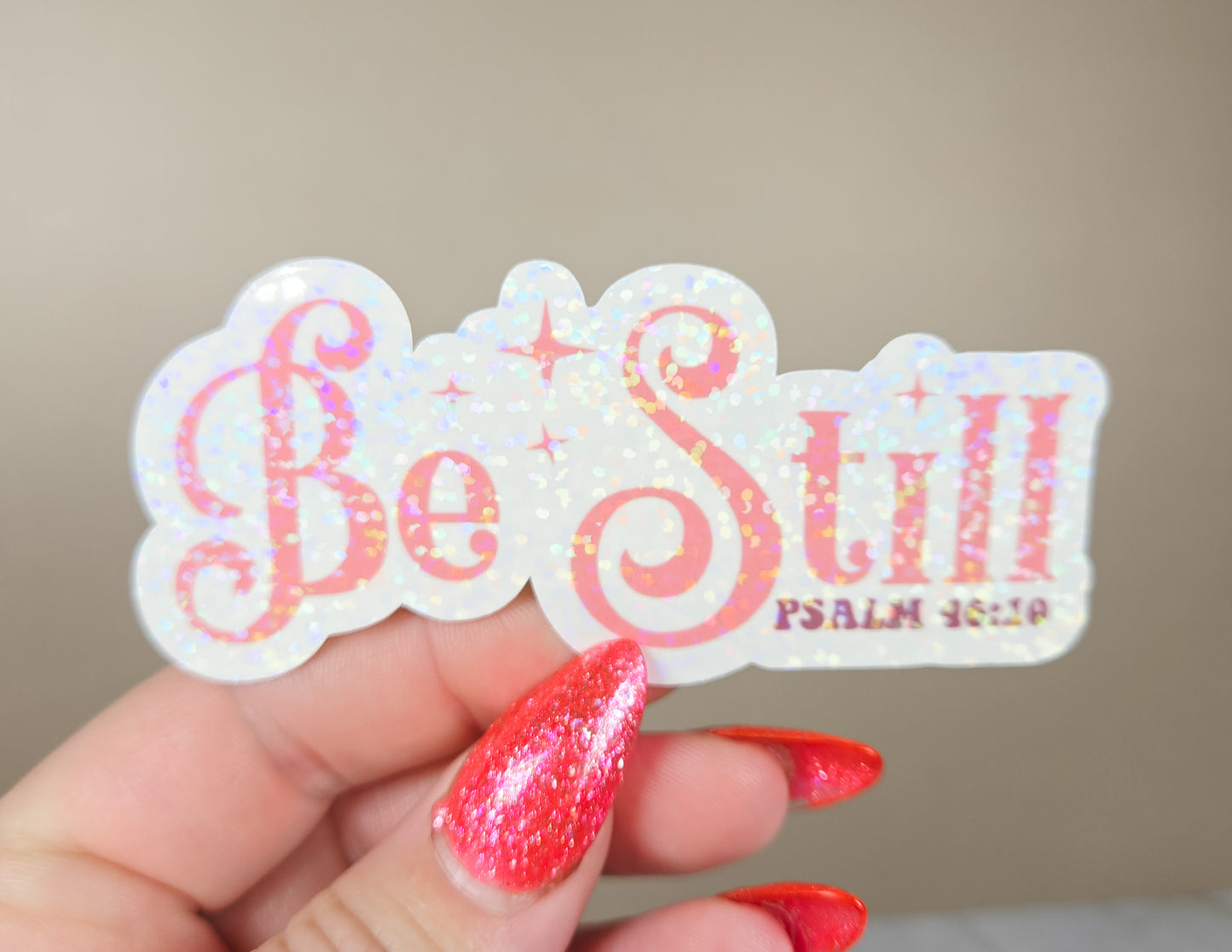 Be Still Pink Sticker