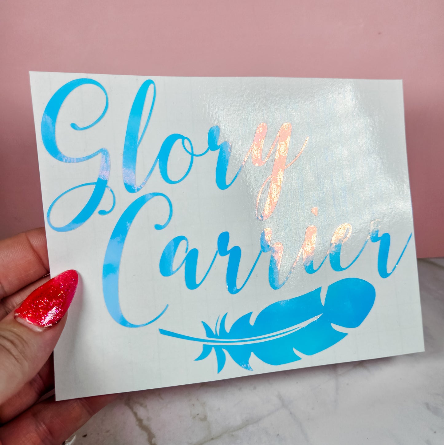 Glory Carrier Car Decal