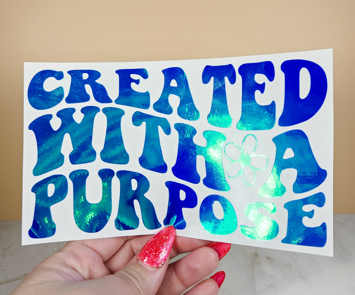 Created With A Purpose Car Decal