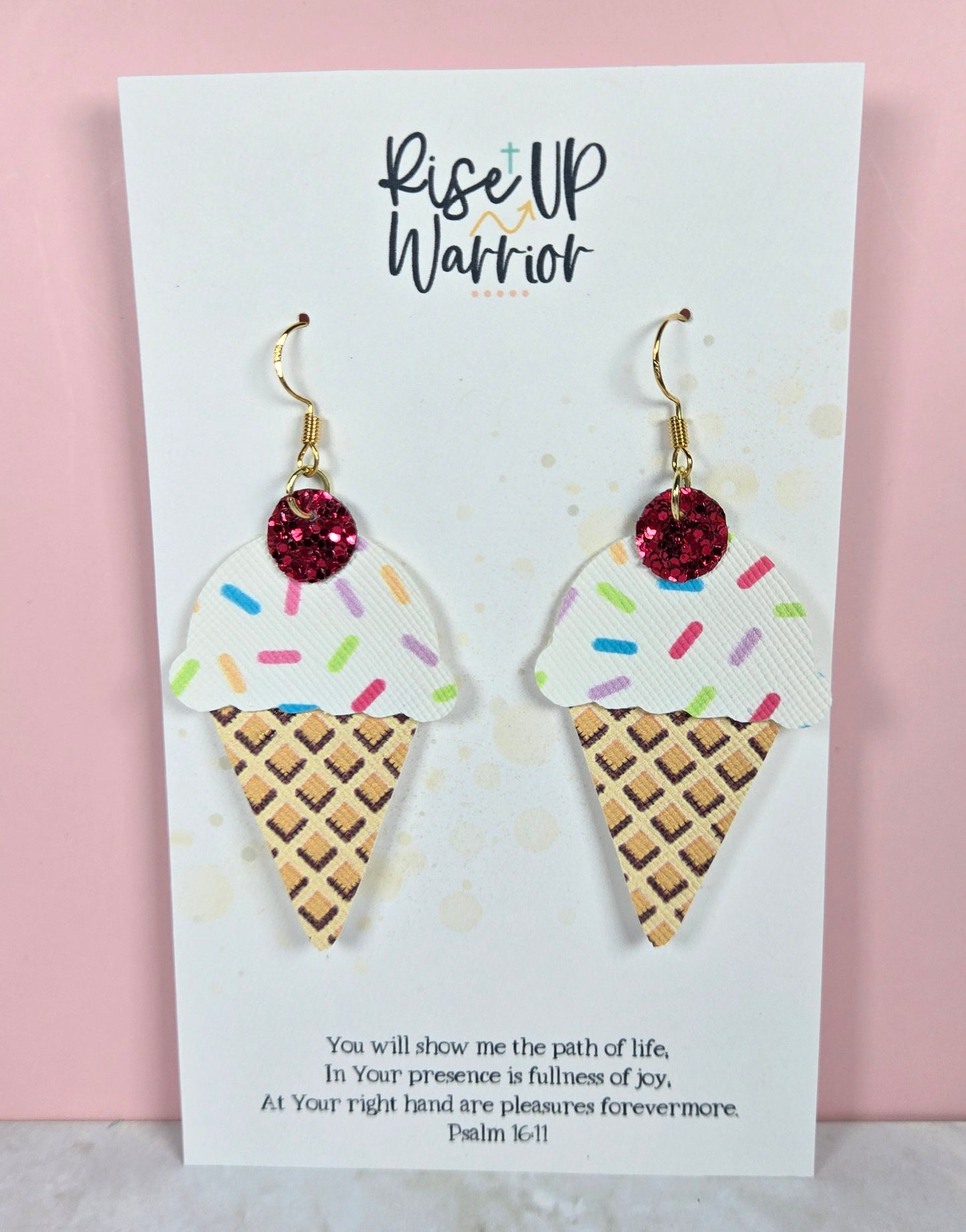 Ice Cream Cone Earrings