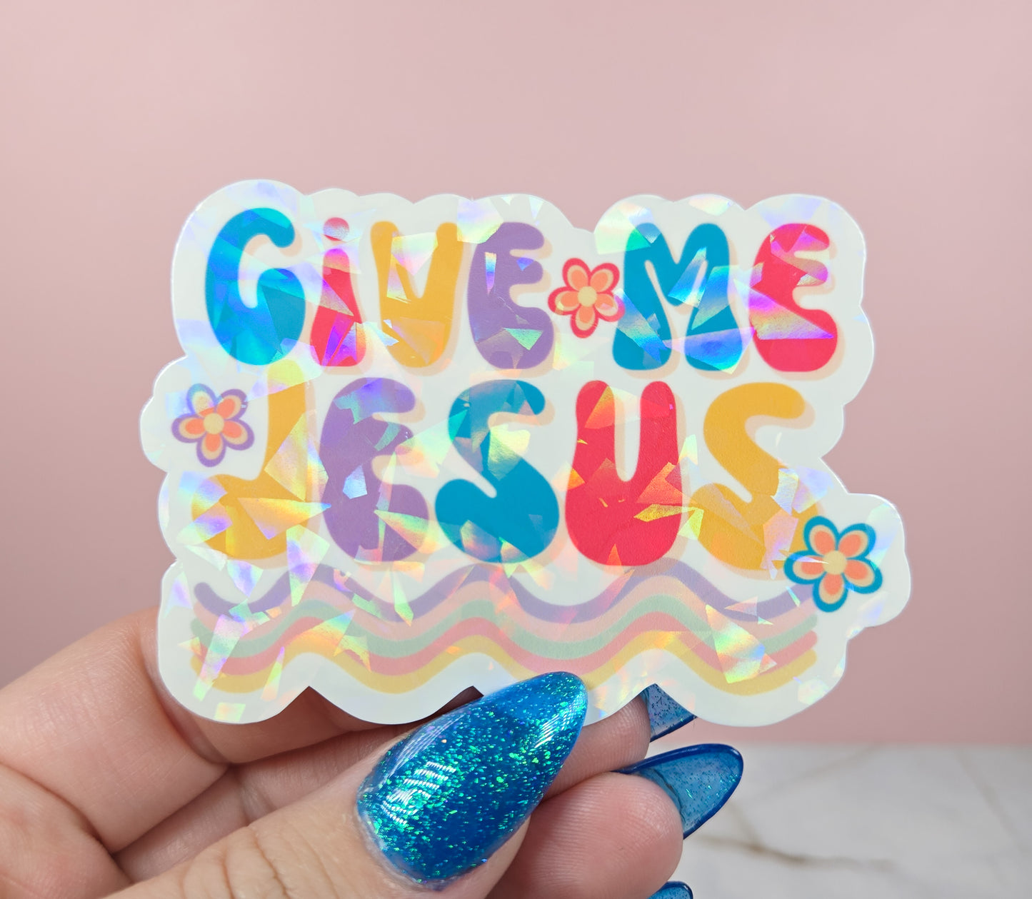 Give Me Jesus Bright Sticker