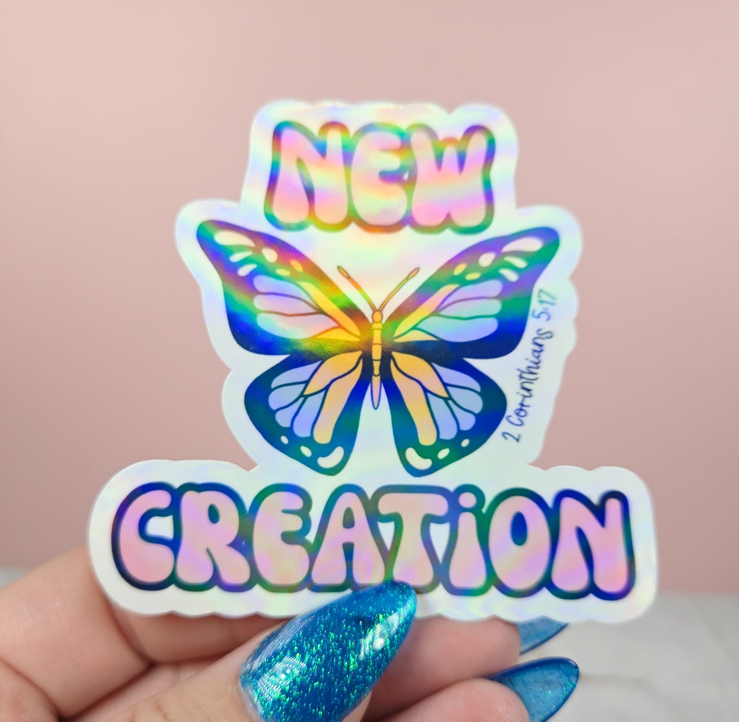 New Creation Pink Sticker