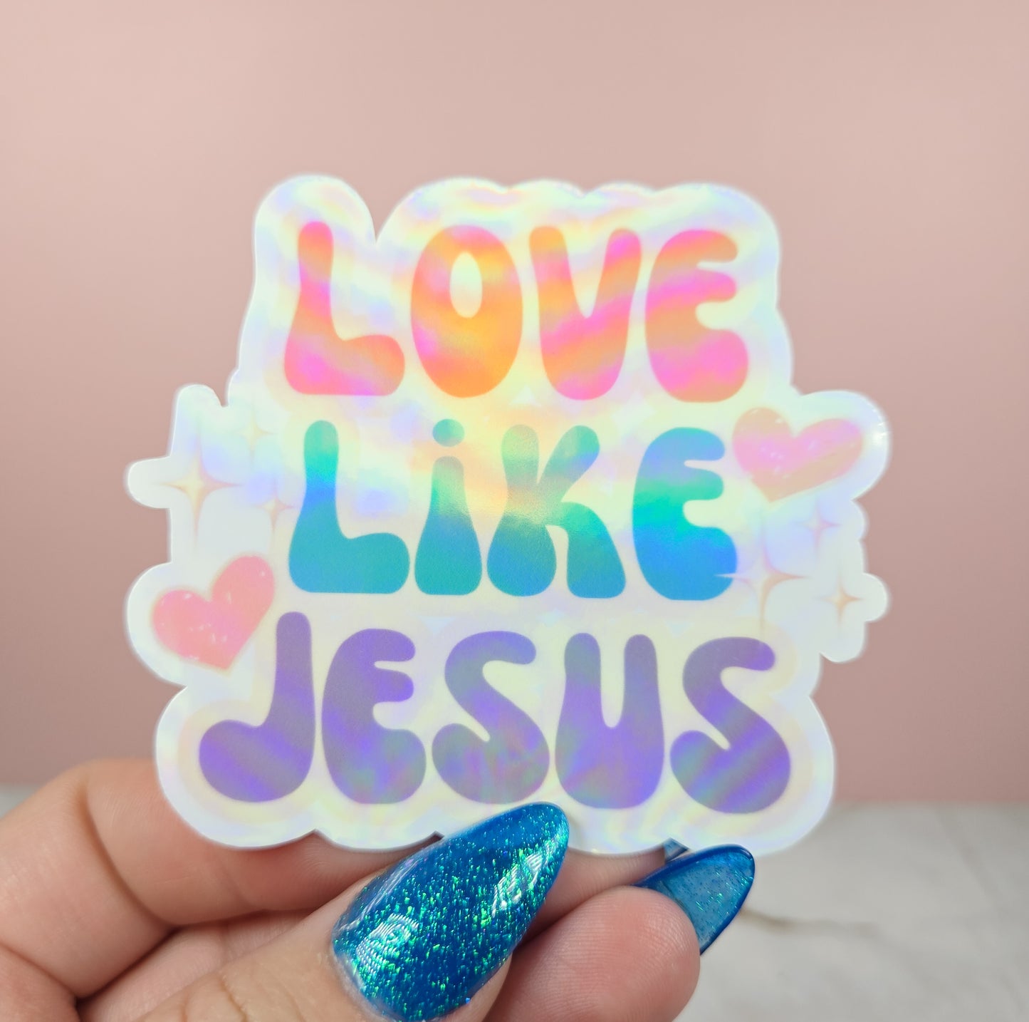 Love Like Jesus Bright Sticker