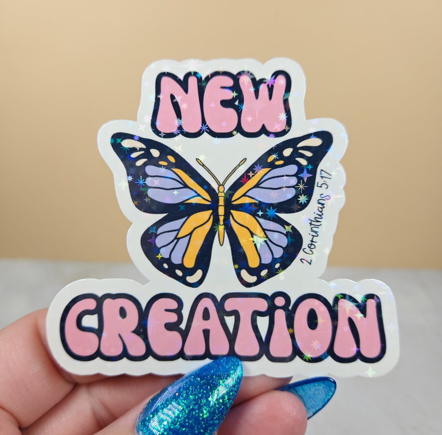 New Creation Pink Sticker