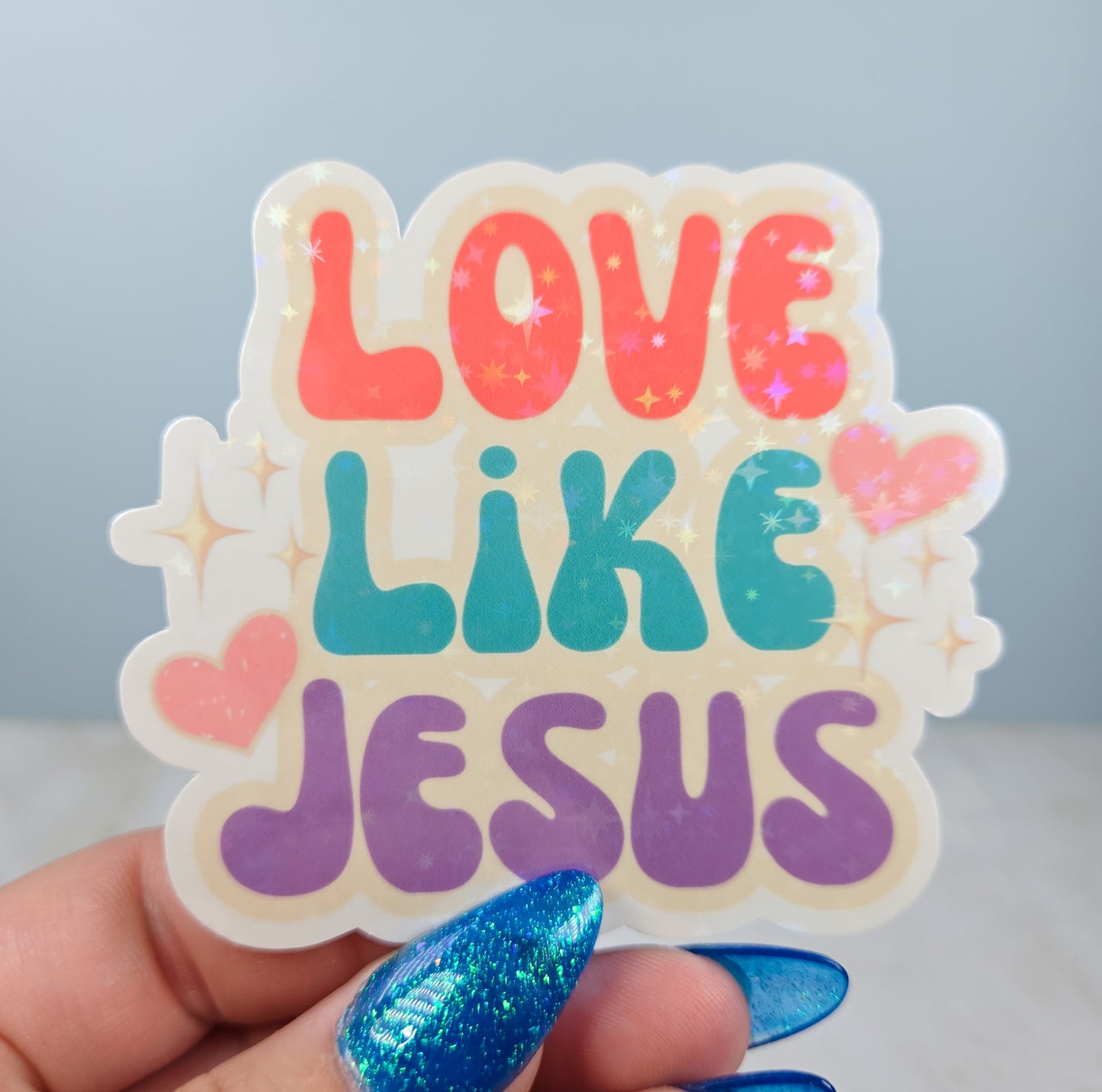 Love Like Jesus Bright Sticker