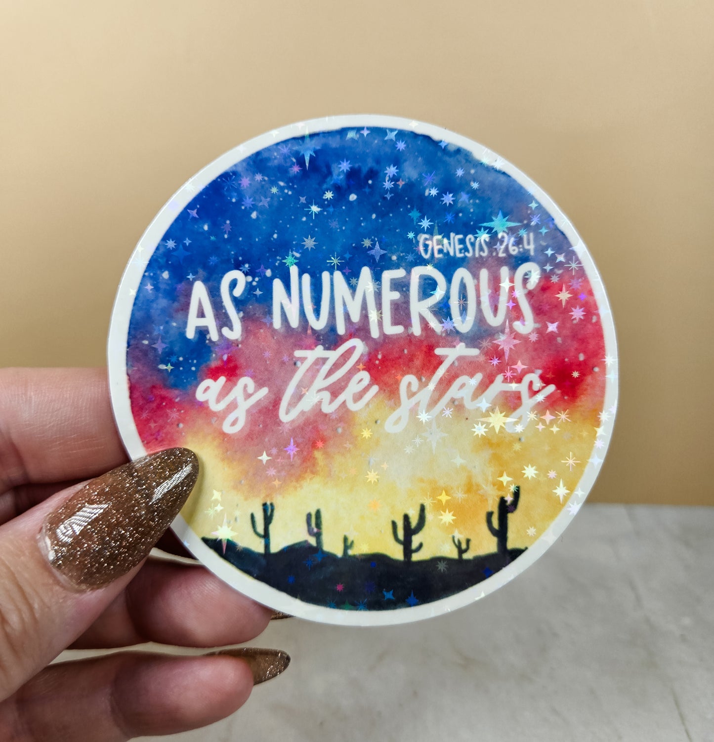 As Numerous as the Stars Sticker