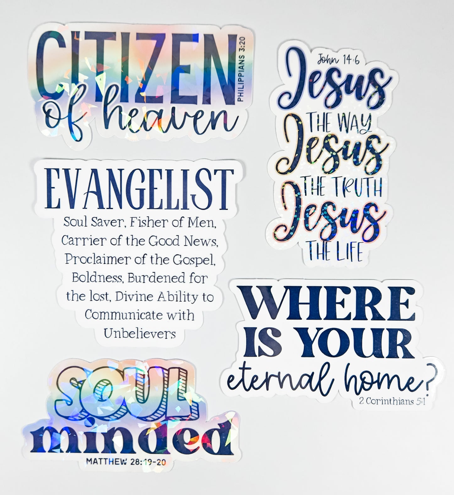 $5 Bundle 5pk Stickers #49