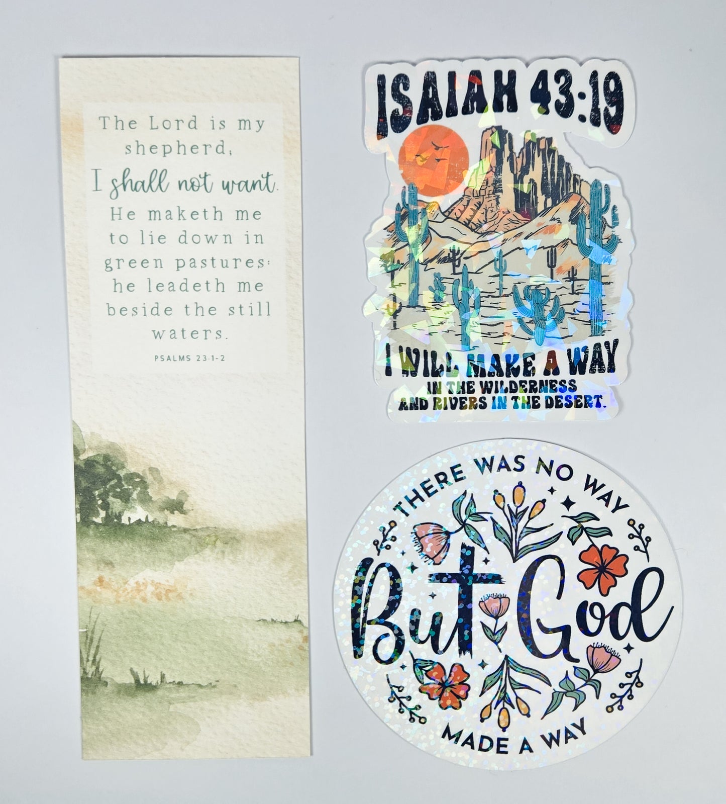 $5 Bundle Bookmark + 2pk Stickers #65