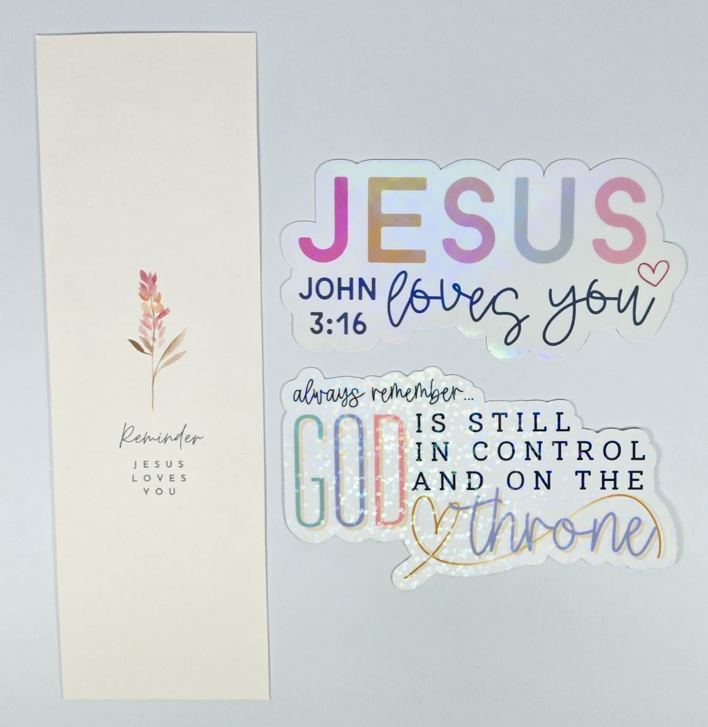 $5 Bundle Bookmark + 2pk Stickers #72