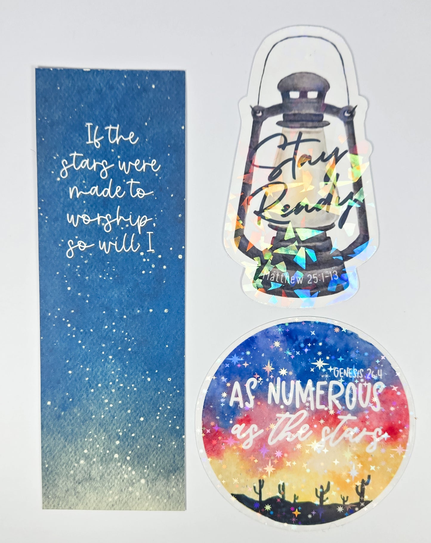$5 Bundle Bookmark + 2pk Stickers #85