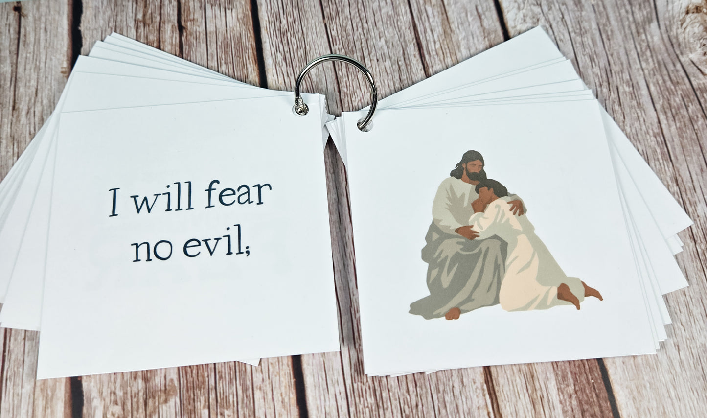 Psalm 23 Scripture Memorization Cards