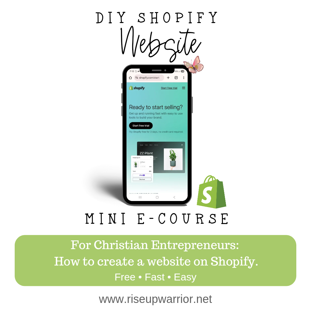 DIY Shopify Website Mini E-Course