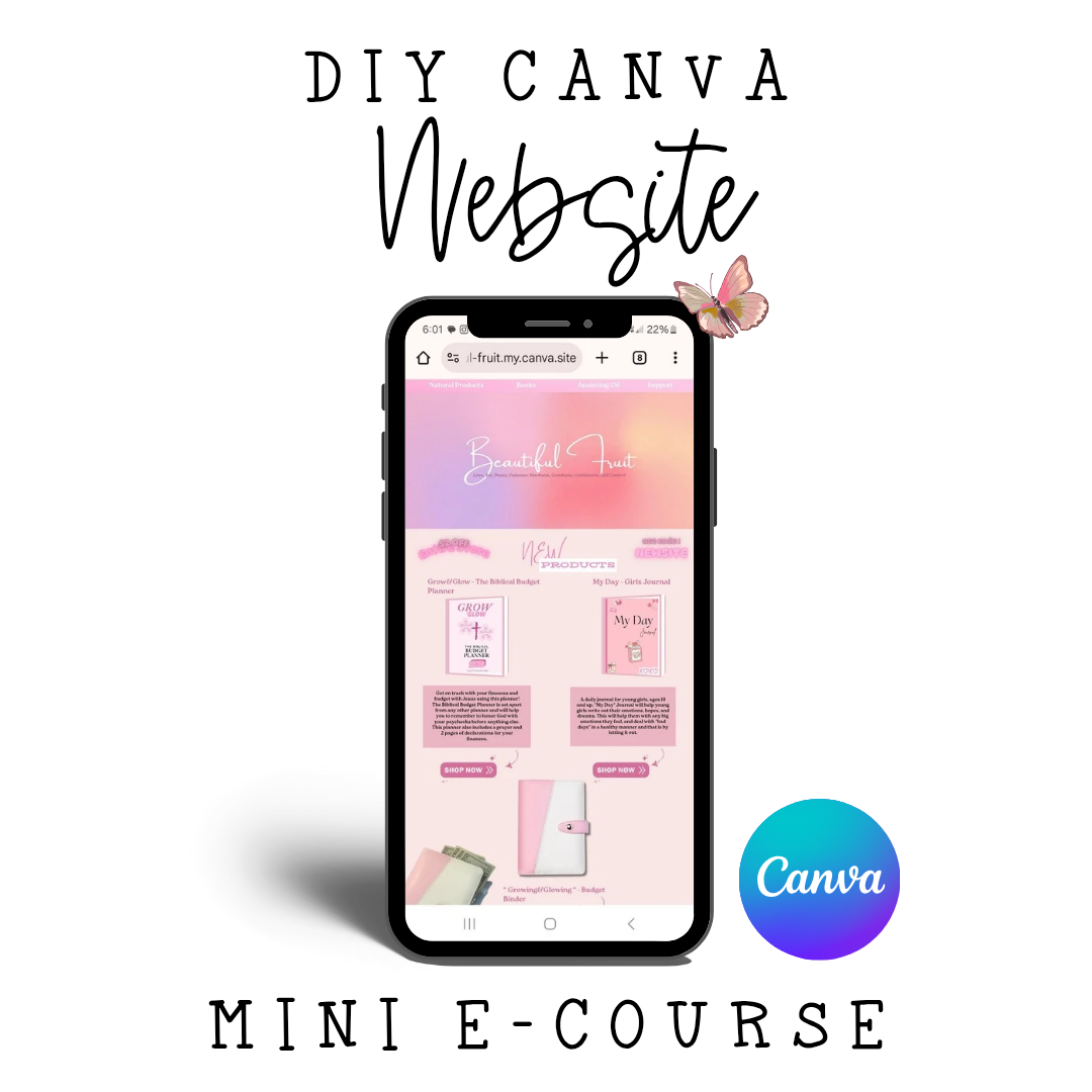 DIY Canva Website Mini E-Course
