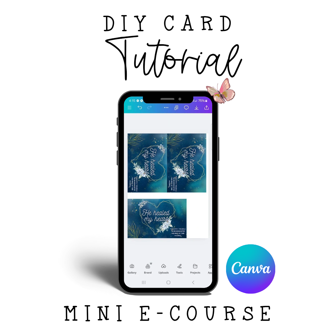 DIY 6x4" Canva Card Tutorial Mini E-Course