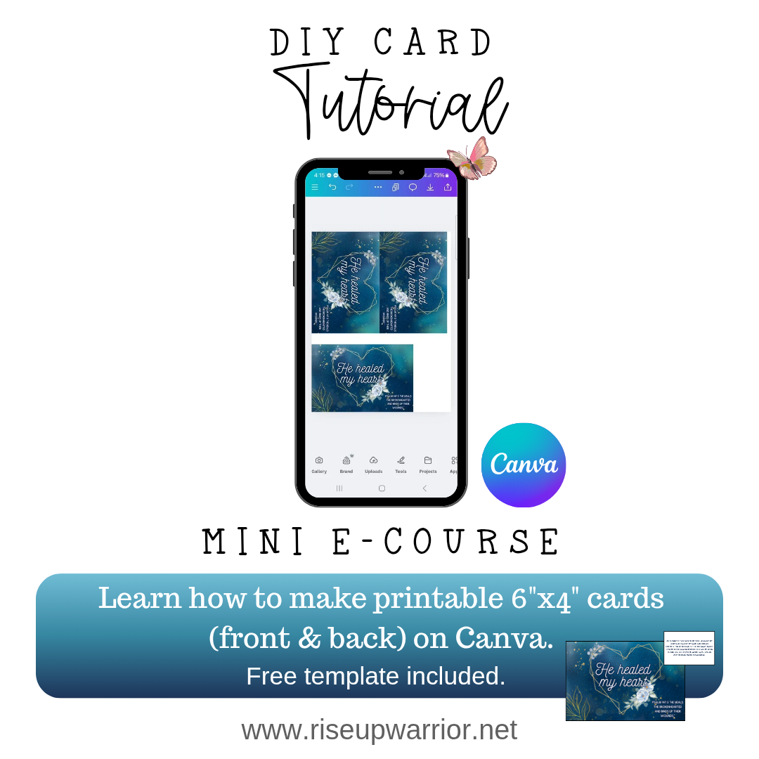 DIY 6x4" Canva Card Tutorial Mini E-Course