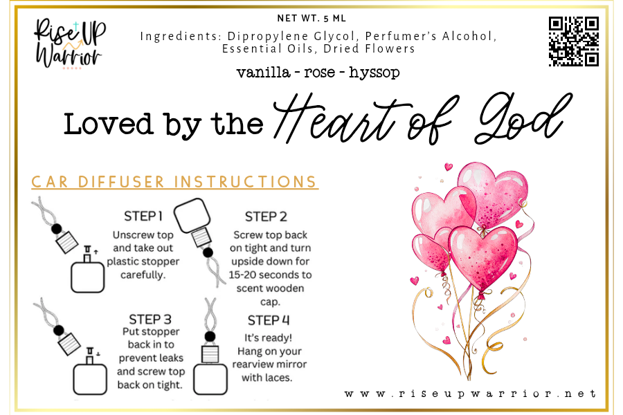 Loved by the Heart of God Car Diffuser