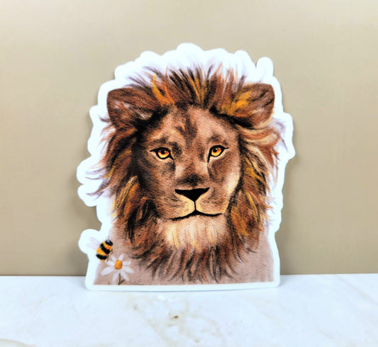 Lion of Judah Christian Sticker