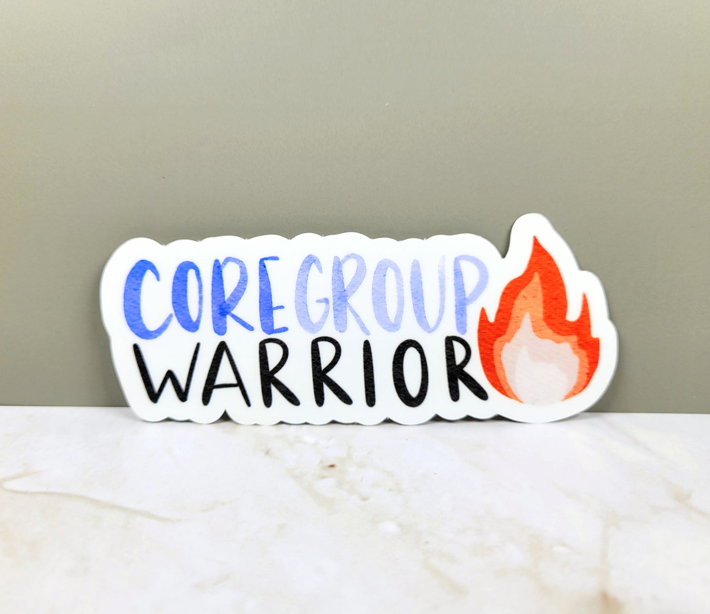 Boy's Core Group Warrior Sticker