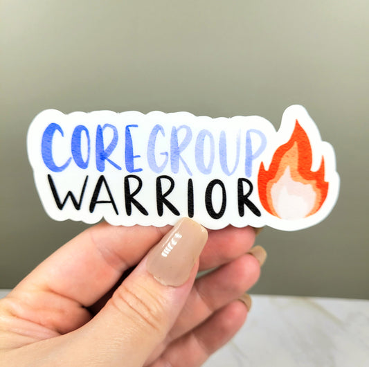 Boy's Core Group Warrior Sticker