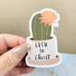 Grow in Christ Sticker